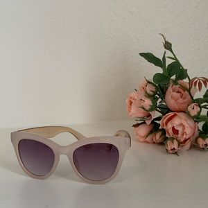 Topshop Pastel Mauve Cat Eye Sunnies